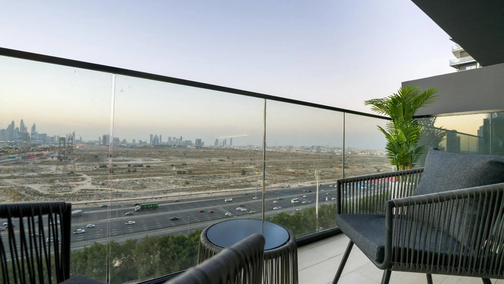 Easygo-Serene 1Bdr With Terrace Binghatti Corner Jvc Dubai Apartment